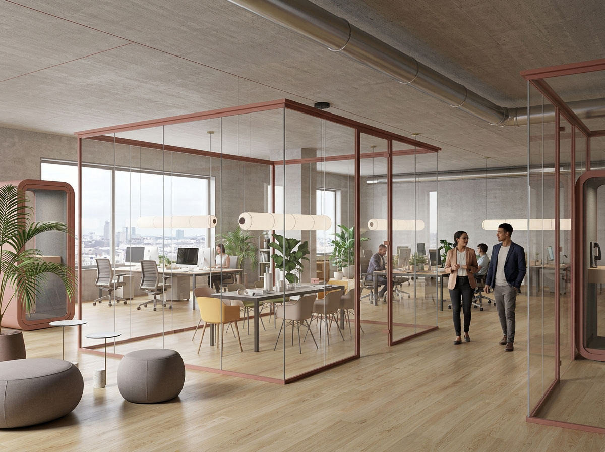 Pareti divisorie open space