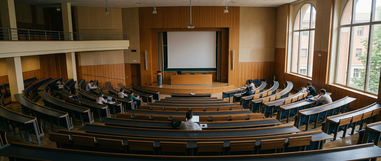 Pareti divisorie per scuole, università e aule formative