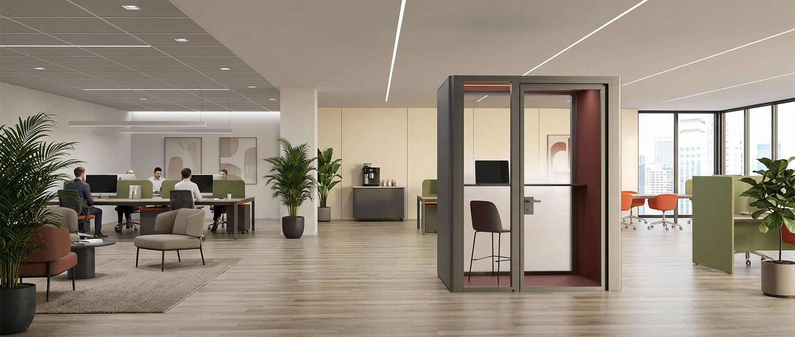 phonebooth ufficio open space